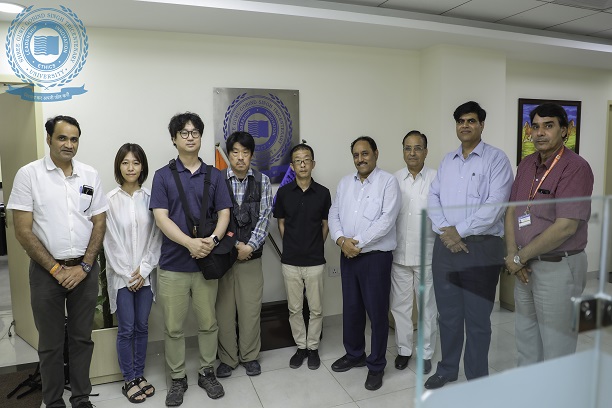 जापानी वैज्ञानिकों ने एसजीटी विश्वविद्यालय का किया दौरा