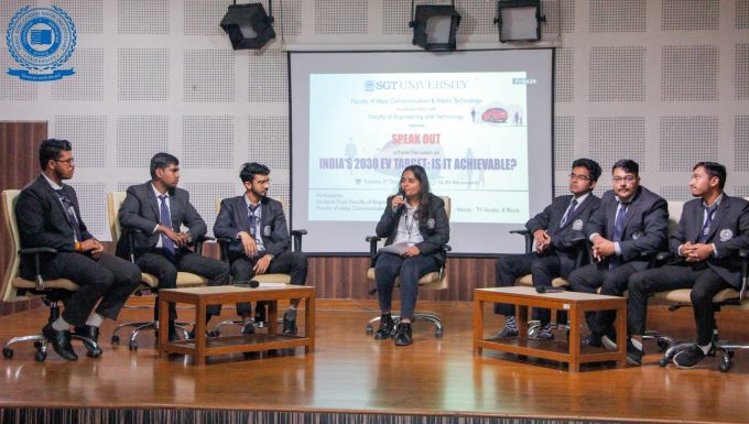Panel discussion on EVs held at SGT University