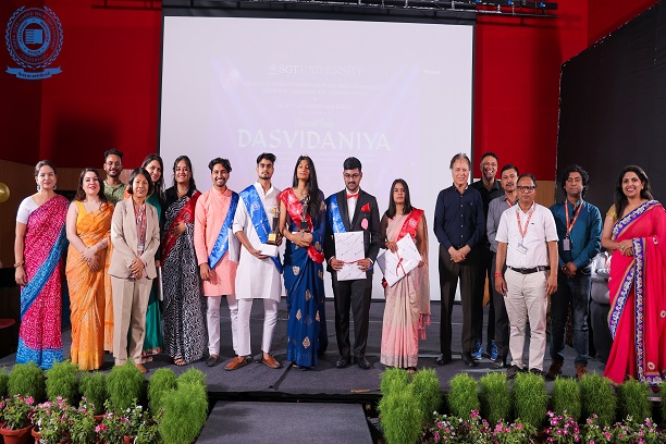 SGT University’s Faculty of Mass Communication and Media Technology, CLC, and Fashion & Design Hosts Magnificent Farewell Ceremony “DASVIDANIYA” Celebrating Graduates’ Achievements and Friendships