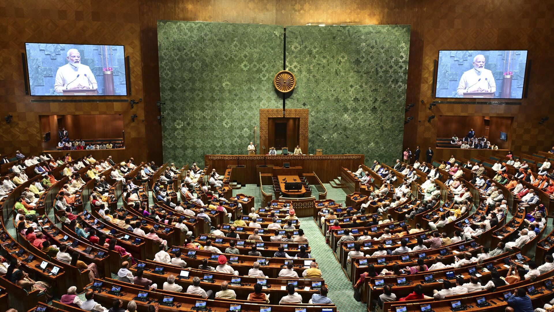 Parliament of India during the Budget Session 2025 with discussions on key legislative agendas.