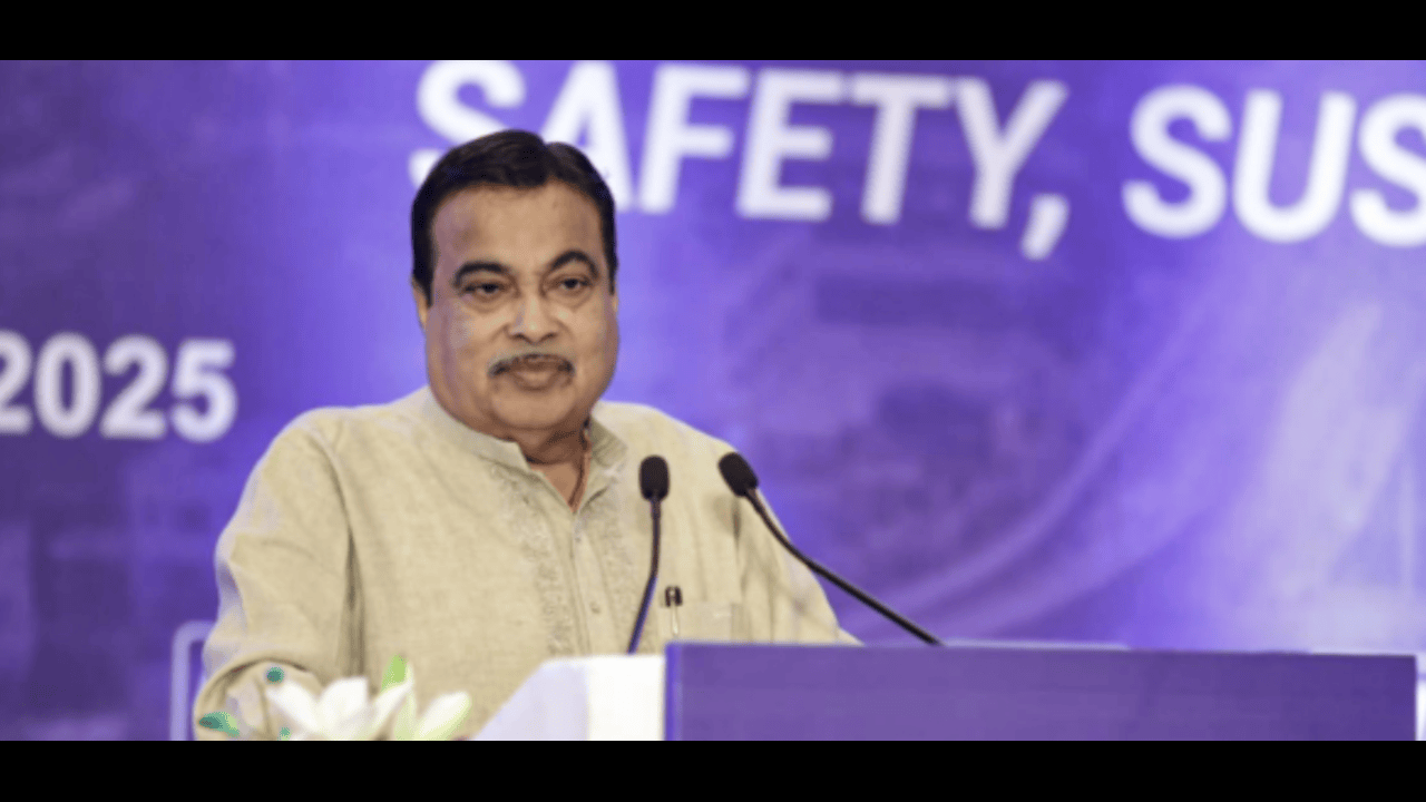 Nitin Gadkari announces QR code system for highway project information.