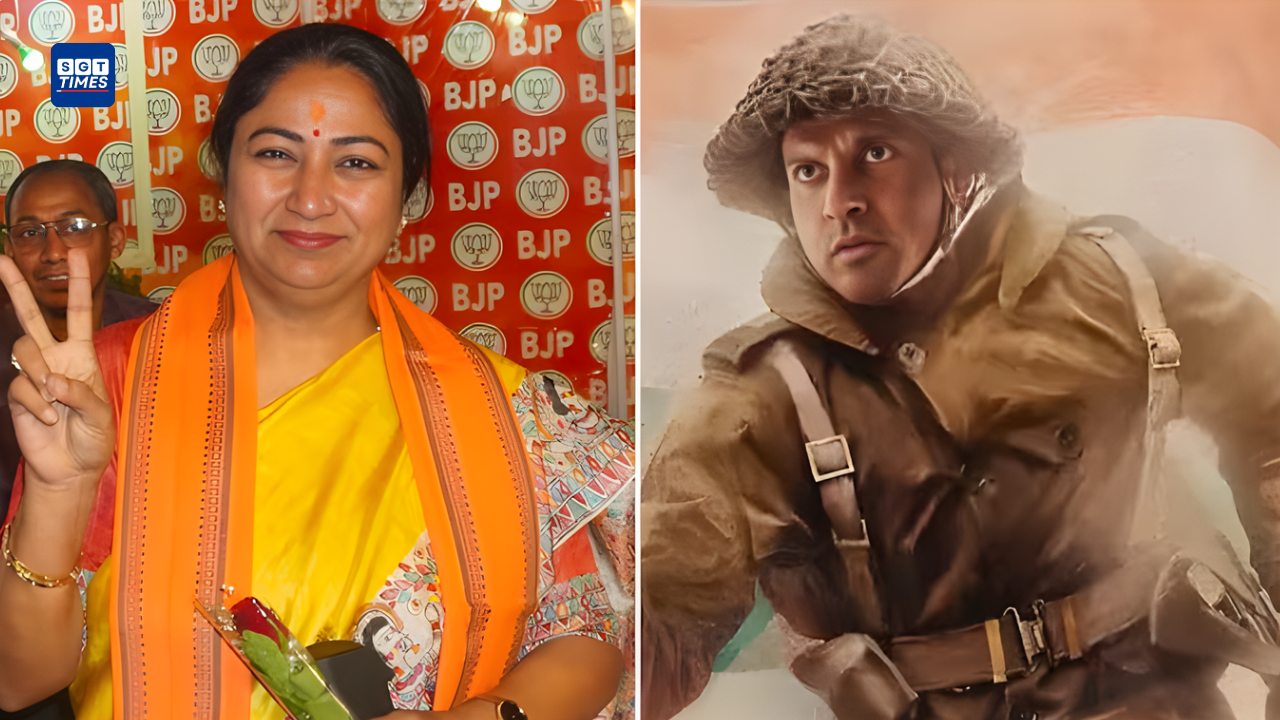 Farhan Akhtar as Major Shaitan Singh Bhati in the war film 120 Bahadur.