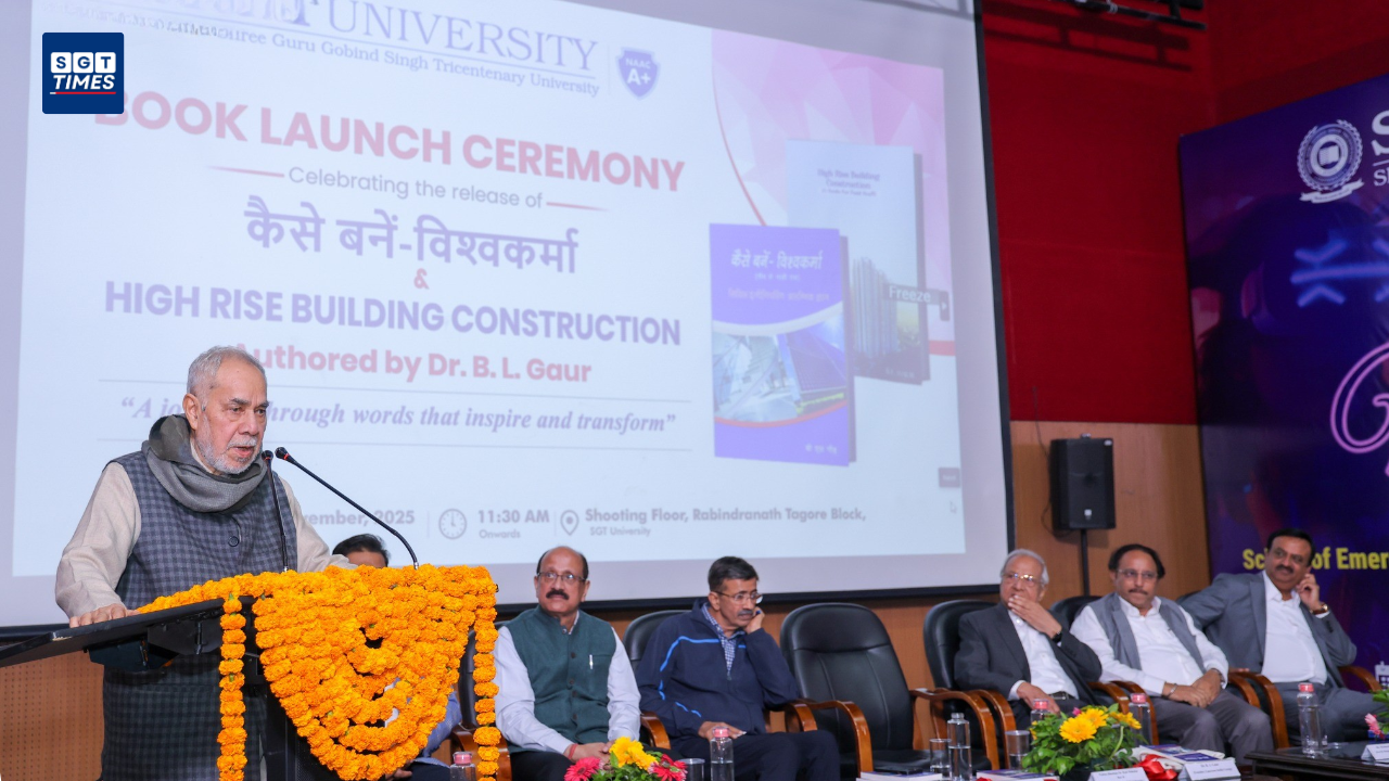 Book launch event of Dr. B.L. Gaur at SGT University