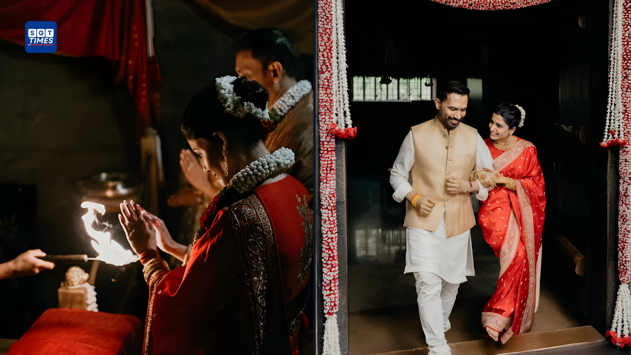 Samantha Ruth Prabhu and Raj Nidimoru wedding ceremony at Isha Yoga Centre Coimbatore.