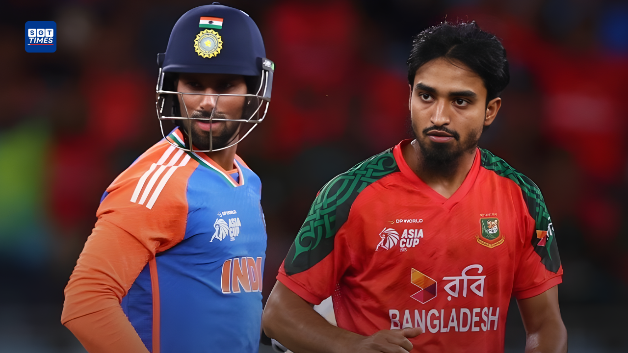 Bangladesh cricket team during an international match amid ICC T20 World Cup 2026 venue controversy.