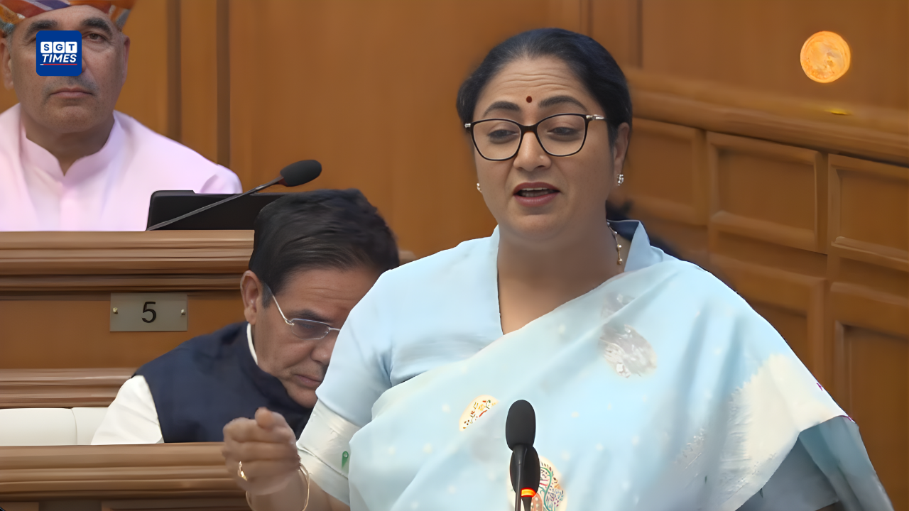 Delhi CM presenting budget announcement