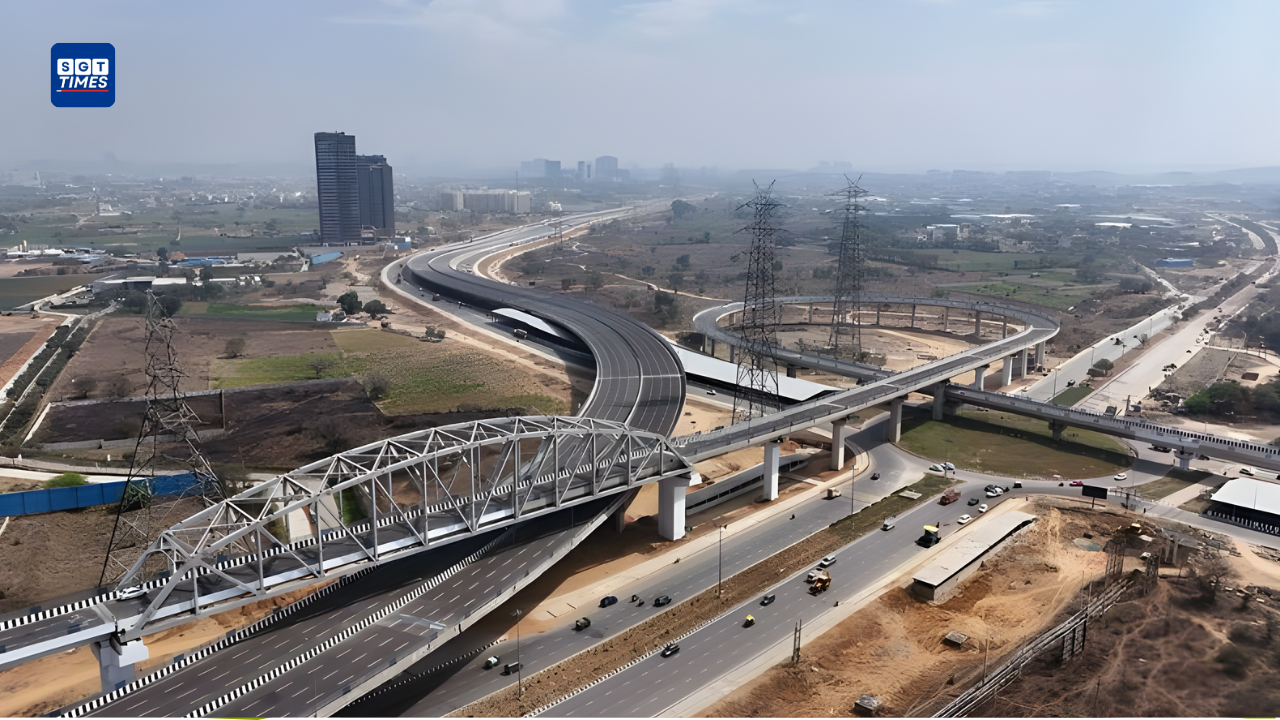 Dwarka Expressway area in Gurugram witnessing rapid development and rising property rates.