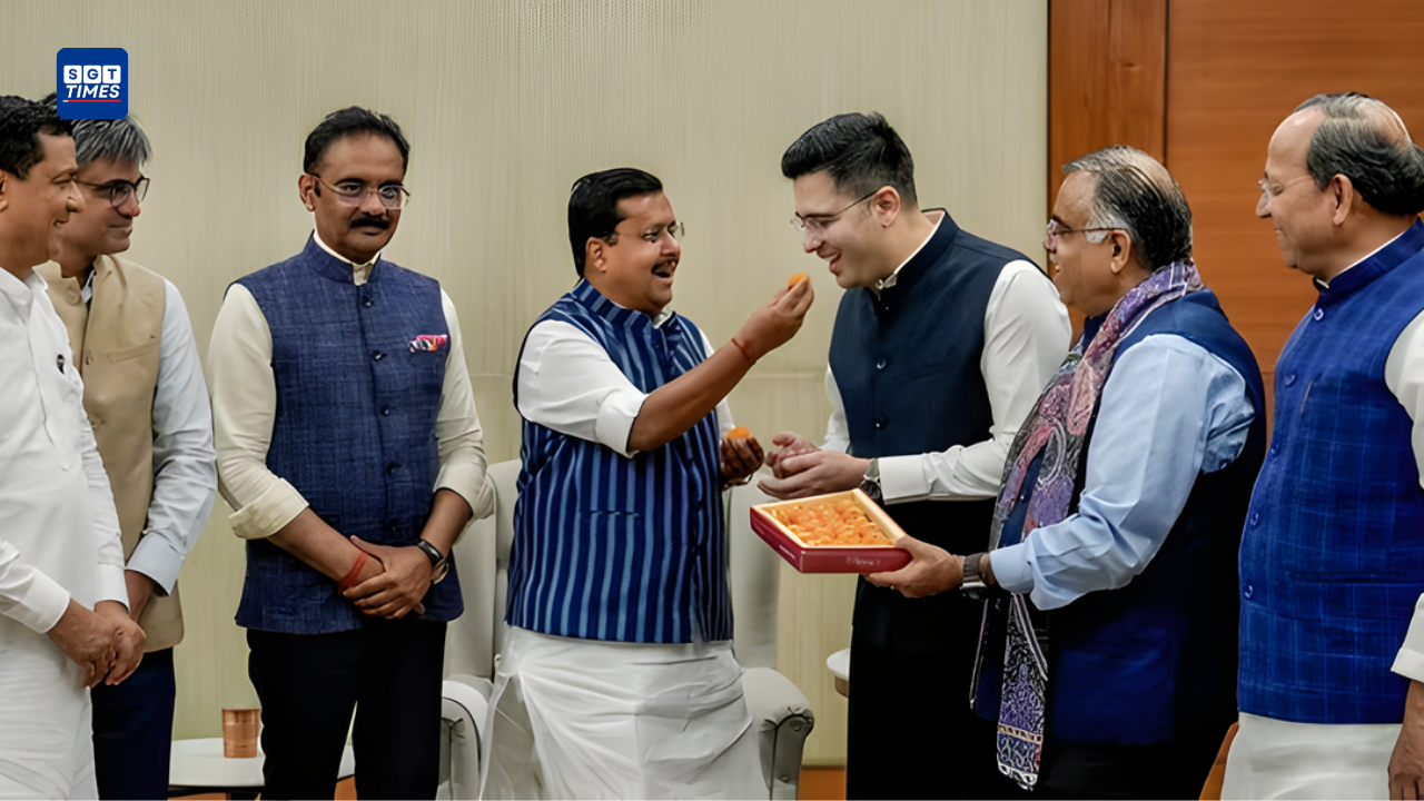 Rajya Sabha MPs discussion amid AAP BJP merger controversy