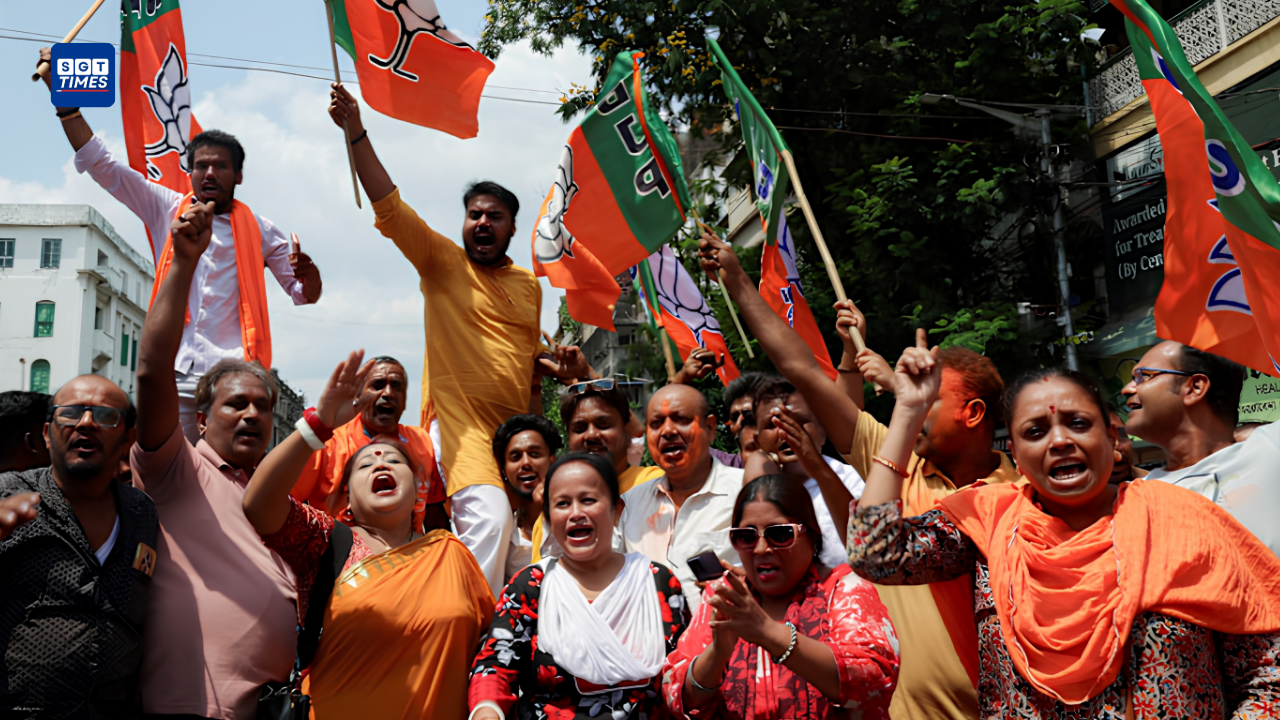 Political leaders reacting to the 2026 Assembly election results in India.