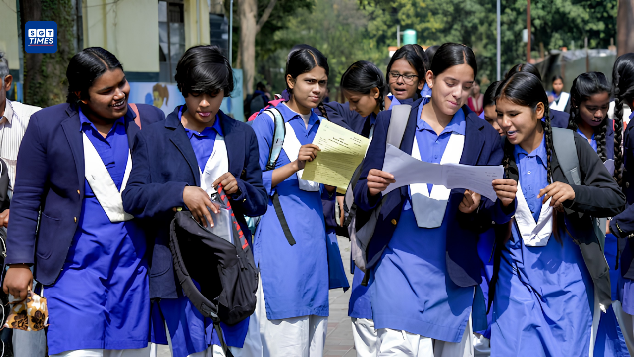 CBSE logo displayed alongside a cybersecurity-themed digital background representing online marking system vulnerabilities.