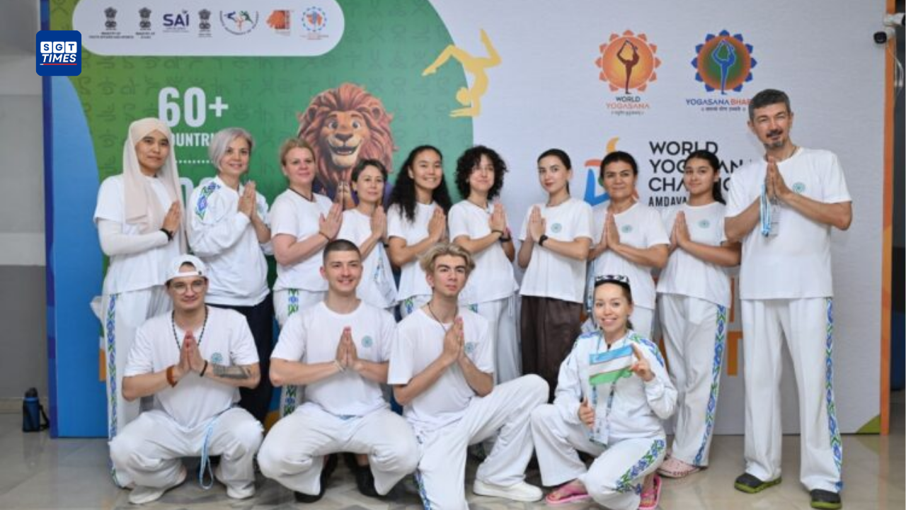 The first-ever World Yogasana Sports Championship 2026 begins in Ahmedabad with participation from over 70 countries and more than 500 athletes. Prime Minister Narendra Modi will virtually join the opening ceremony.