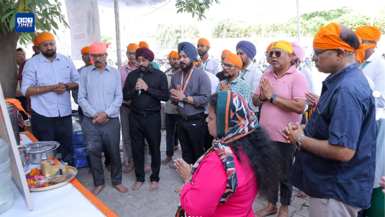 SGT University, Chabeel Seva, Guru Arjan Dev Ji, Sikh Tradition, Seva, Humanity, Campus Event, Community Service, Guru Arjan Dev Ji Martyrdom, Student Activities, Spiritual Values, Compassion, Haryana News, University News, SGT Campus
