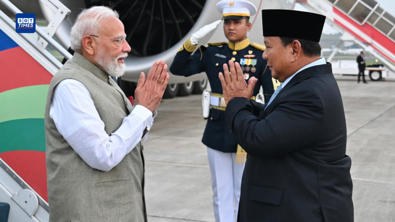 PM Modi Holds Bilateral Talks with Indonesian President Prabowo Subianto Prime Minister Narendra Modi and Indonesian President Prabowo Subianto during their bilateral meeting in Jakarta.