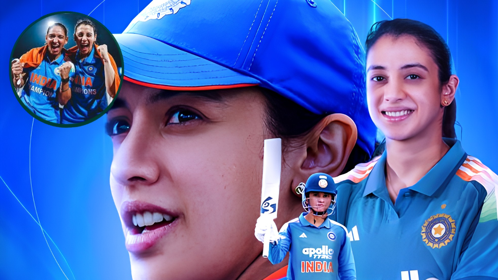 Smriti Mandhana representing India in cricket following her appointment as captain of the Indian women’s team.