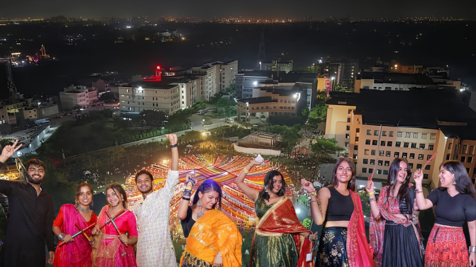 SGT University Celebrates Festive Spirit with Dandiya Night 2026 SGT University celebrates Dandiya Night 2026 with colourful traditional attire, festive music, energetic dance, and a vibrant campus atmosphere.
