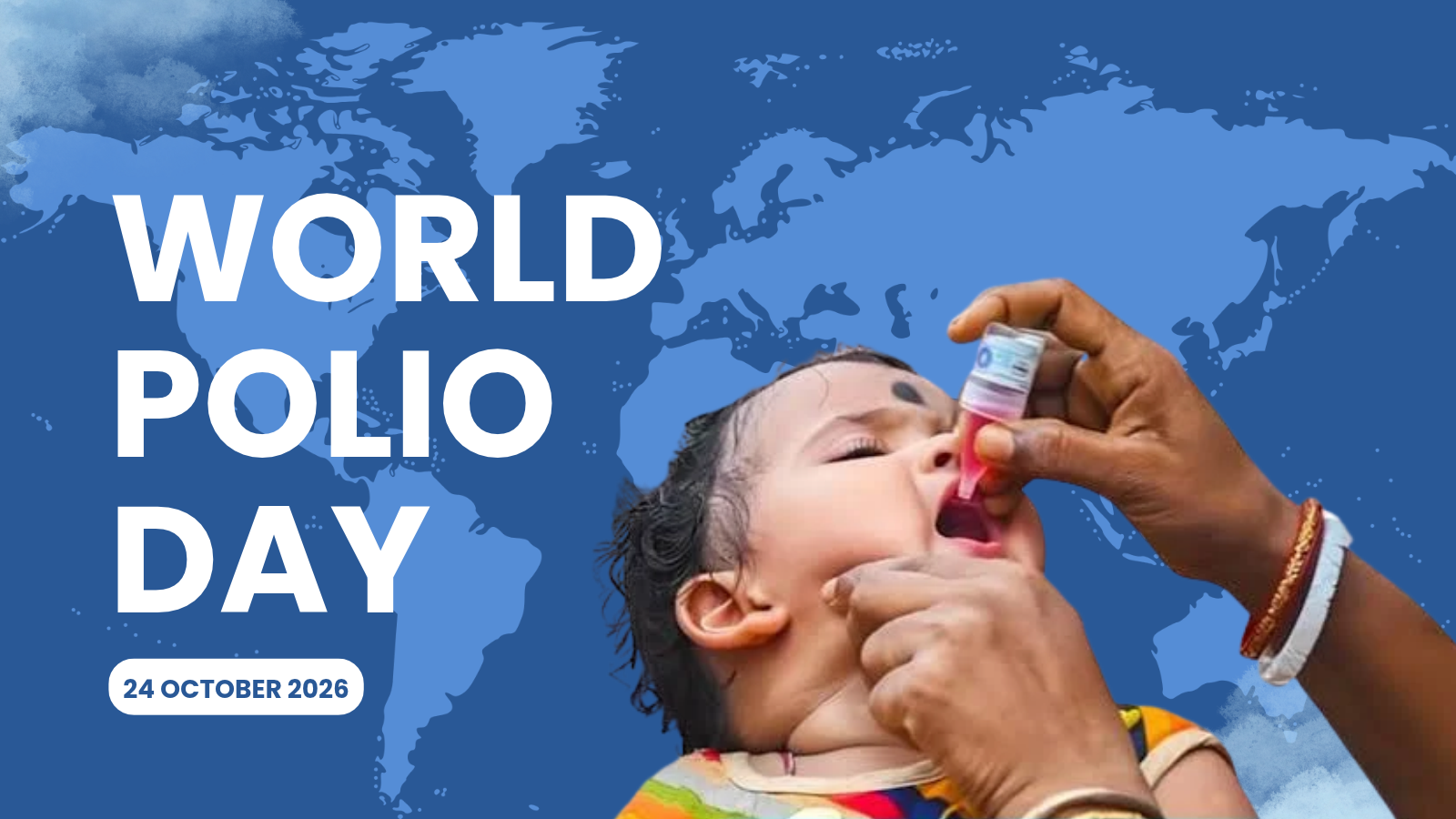 World Polio Day 2026 Highlights Global Push to End Polio World Polio Day observed on 24 October to promote polio vaccination, protect children, and strengthen global efforts to eradicate polio.